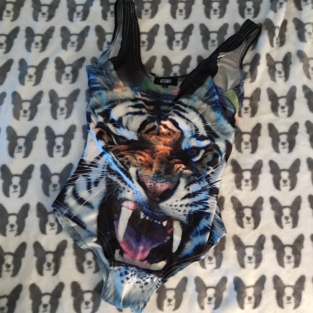 missguided tiger body suit